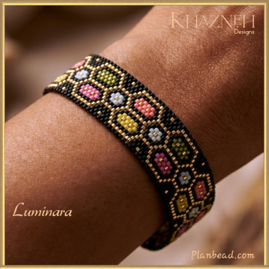 LUMINARA Peyote Bracelet Pattern