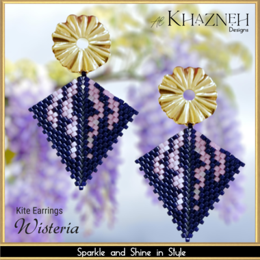 WISTERIA - Kite Earring Pattern