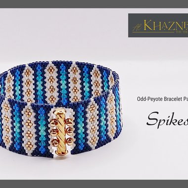 Odd-Peyote Bracelet Pattern "SPIKES"